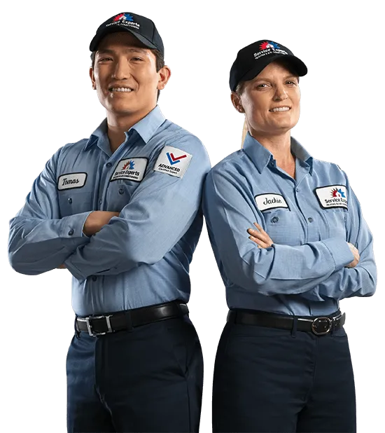 Two Service Experts technicians